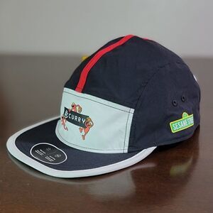 Under Armour Curry Brand X Sesame Street Collab Hat Cap Black Warriors Champs